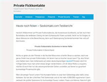 Tablet Screenshot of private-fickkontakte.biz